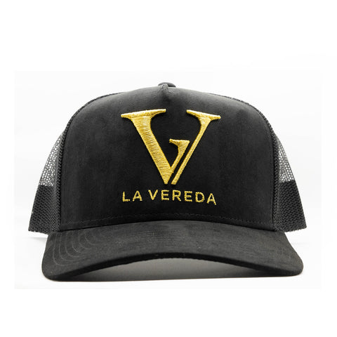 LV Suede Trucker