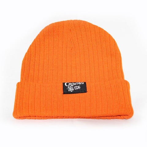 Knit Beanie (Orange)